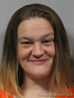 Mugshot of Georgia Jean Holeston booked in Jackson County, West Virginia on October 21, 2026