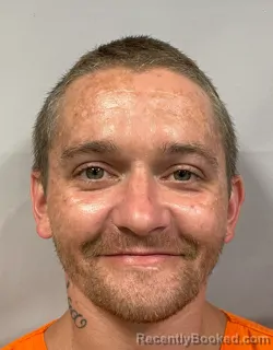 Mugshot of Brandon Dennis Messer booked in Kanawha County, West Virginia on June 29, 2026