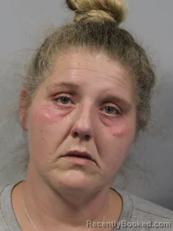 Mugshot of Brandi Nicole Jarrell booked in Kanawha County, West Virginia on July 25, 2026