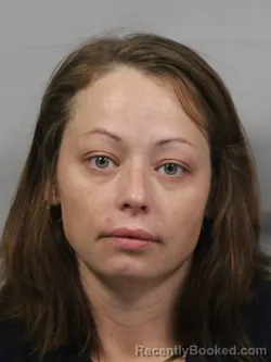 Mugshot of Brittany Nicole Lanham booked in Kanawha County, West Virginia on August 17, 2026
