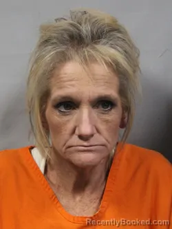 Mugshot of Christie Kay Oxley booked in Kanawha County, West Virginia on May 8, 2026