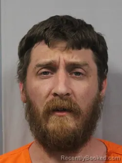 Mugshot of Donovan Wayne Clark booked in Kanawha County, West Virginia on April 3, 2026