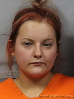 Mugshot of Hayley Jo Bowser booked in Kanawha County, West Virginia on October 21, 2026