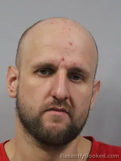 Mugshot of Justin Daily Poland booked in Kanawha County, West Virginia on April 17, 2026