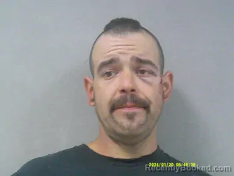 Mugshot of Adam Franklin Stewart booked in Lewis County, West Virginia on May 8, 2026