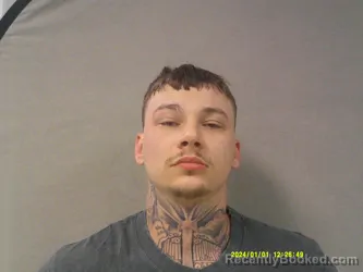 Mugshot of Alexander Keith Mayle booked in Lewis County, West Virginia on April 19, 2026