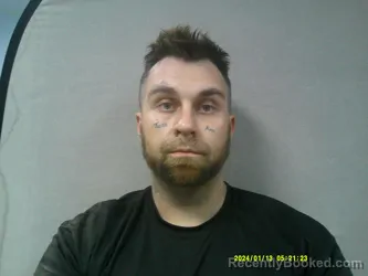 Mugshot of Chance Douglas Marple booked in Lewis County, West Virginia on March 31, 2026