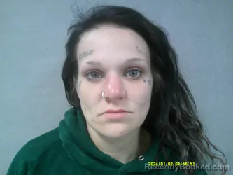 Mugshot of Faith Ann Carder booked in Lewis County, West Virginia on April 20, 2026