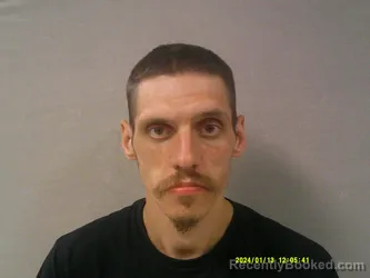 Mugshot of Nicholas Wayne Nuzum booked in Lewis County, West Virginia on May 1, 2026
