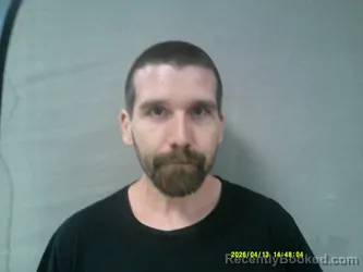 Mugshot of Timothy Michael Hamrick booked in Lewis County, West Virginia on April 13, 2026