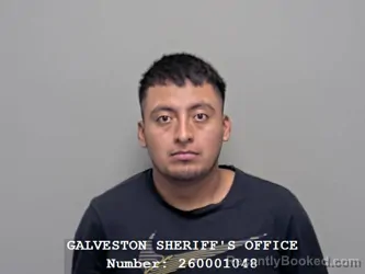 Mugshot of Pedro &Nbsp; Cojon Gonzalez booked in Galveston County, Texas on September 15, 2026
