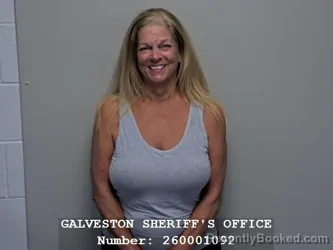 Mugshot of Marianne Matthew Petry booked in Galveston County, Texas on September 17, 2026