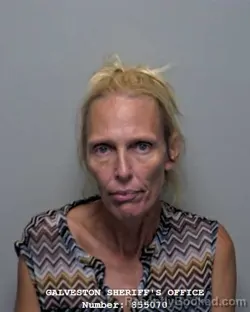 Mugshot of Delilah Marie Griffin booked in Galveston County, Texas on September 17, 2026