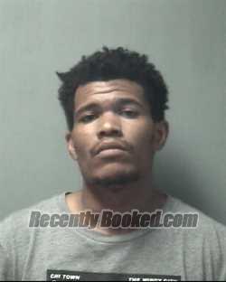 Booking photo from Galveston County, Texas