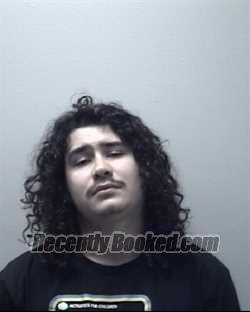 Booking photo from Galveston County, Texas