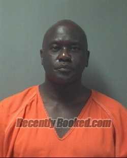 Booking photo from Galveston County, Texas