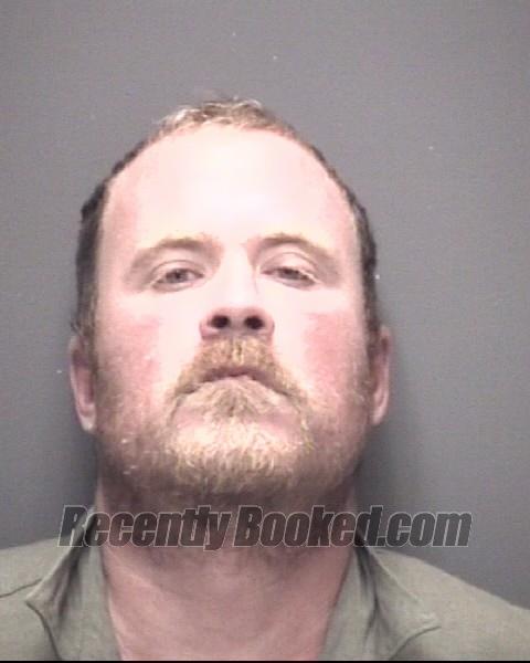 Booking photo from Galveston County, Texas