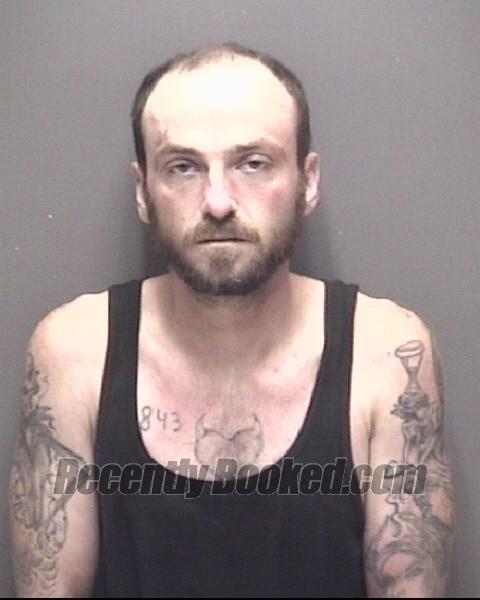 Booking photo from Galveston County, Texas