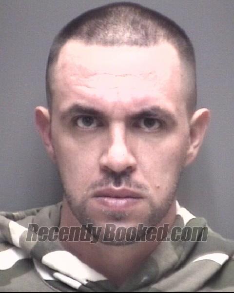 Booking photo from Galveston County, Texas