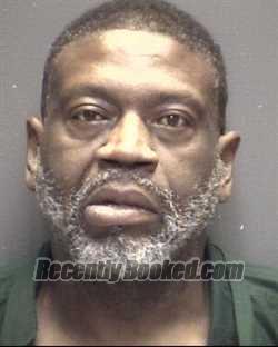 Booking photo from Galveston County, Texas