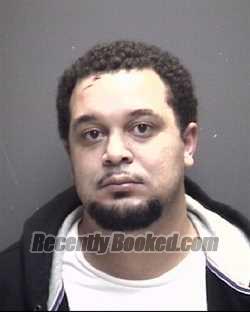 Booking photo from Galveston County, Texas
