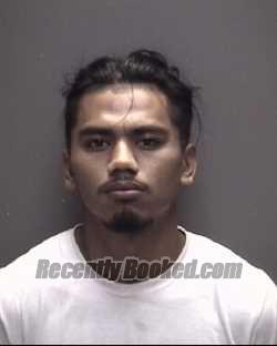 Booking photo from Galveston County, Texas