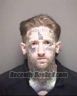 Booking photo from Galveston County, Texas