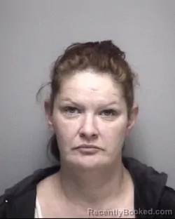 Mugshot of MIRANDA LYNN MOORE booked in Galveston County, Texas on April 28, 2026