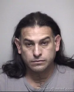 Mugshot of JUAN MENDOZA GALLEGOS booked in Galveston County, Texas on April 17, 2026