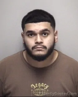 Mugshot of DIEGO ALEXIS ARAGON booked in Galveston County, Texas on April 27, 2026