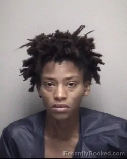 Mugshot of JULICIA JAMARIYA JONES booked in Galveston County, Texas on April 27, 2026