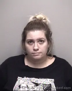 Mugshot of HANNAH ALORA WHITEHEAD booked in Galveston County, Texas on April 28, 2026