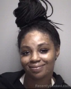 Mugshot of SHAVAINE VISA MEEKS booked in Galveston County, Texas on May 1, 2026