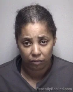 Mugshot of APRIL LATRICE HUNTER booked in Galveston County, Texas on May 5, 2026