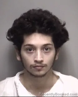 Mugshot of ISIAH MIGUEL RAMOS BOLANOS booked in Galveston County, Texas on May 5, 2026
