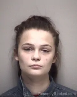 Mugshot of JASMINE FAYE RAMBO booked in Galveston County, Texas on May 7, 2026