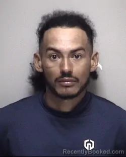 Mugshot of MAYKOL YALET BARDALES SUAREZ booked in Galveston County, Texas on May 7, 2026