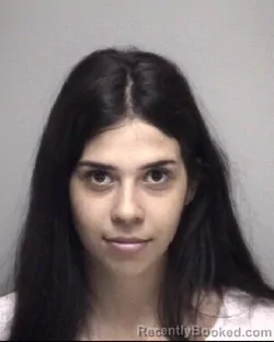 Mugshot of ANGEL ABBY MICHELLE ROJAS booked in Galveston County, Texas on May 7, 2026