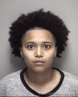 Mugshot of MYA MICHELLE TAMAYO booked in Galveston County, Texas on May 8, 2026