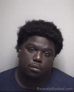 Mugshot of SPENCER JAMAL DANIEL booked in Galveston County, Texas on May 9, 2026