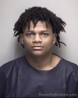Mugshot of SEMAJ XAVIER SMITH booked in Galveston County, Texas on May 9, 2026