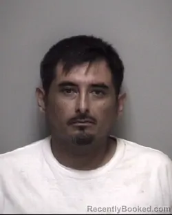 Mugshot of ALAN SANTIAGO RODRIGUEZ booked in Galveston County, Texas on May 11, 2026