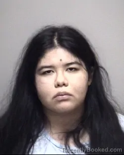 Mugshot of ANELDA LIZZETH REYES booked in Galveston County, Texas on May 11, 2026