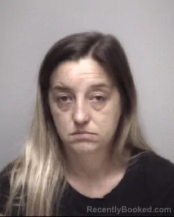 Mugshot of HEATHER LEEANN FRAZIER booked in Galveston County, Texas on May 12, 2026