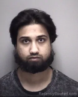 Mugshot of AHMED HUSSAIN MOHAMMED booked in Galveston County, Texas on May 14, 2026