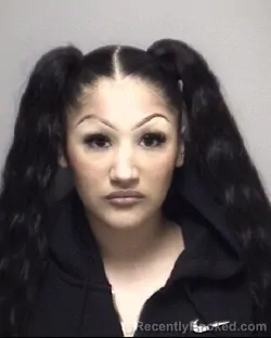 Mugshot of HAILEY NICOLE RODRIGUEZ booked in Galveston County, Texas on May 15, 2026