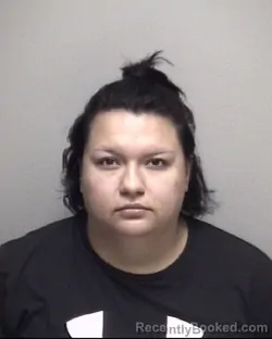 Mugshot of ASHLEY ANN ARENAZAS booked in Galveston County, Texas on May 15, 2026
