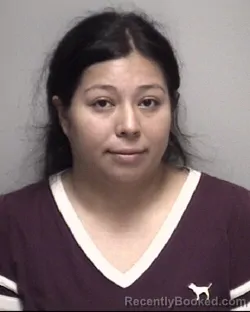 Mugshot of SUSANNA ALEXIS LOPEZ booked in Galveston County, Texas on May 15, 2026