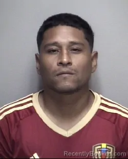 Mugshot of SUAMY FERNANDO BAUTISTA booked in Galveston County, Texas on May 16, 2026