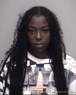 Mugshot of MYKAYLA DENISE DEMAS booked in Galveston County, Texas on May 15, 2026